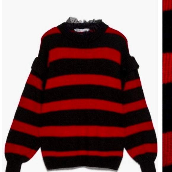 ZARA Knit Oversized Sweater - Picture 2 of 5